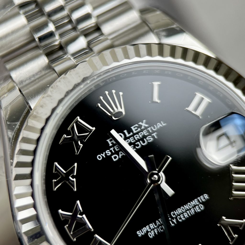 Rolex DateJust Replica Watch Black Dial EW Factory 31mm (1)