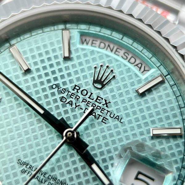 Rolex Day-Date 228236 Ice Blue Dial Replica Watch GM Factory Version 2 40mm (2)