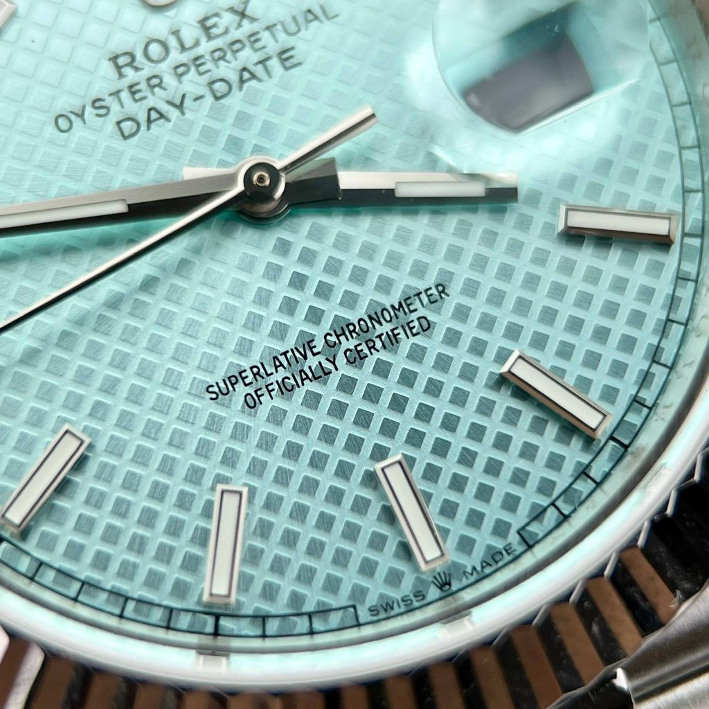 Rolex Day-Date 228236 Ice Blue Dial Replica Watch GM Factory Version 2 40mm (2)