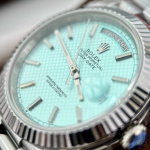 Rolex Day-Date 228236 Ice Blue Dial Replica Watch GM Factory Version 2 40mm (2)