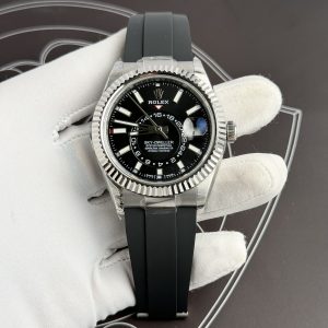 Rolex Sky-Dweller 336239 Black Dial Replica Watches 42mm (1)