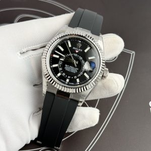 Rolex Sky-Dweller 336239 Black Dial Replica Watches 42mm (4)