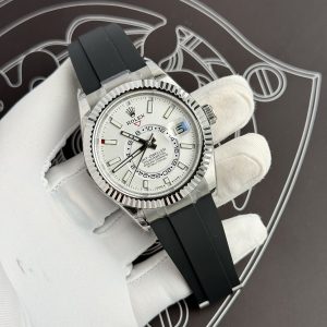 Rolex Sky-Dweller 336239 White Dial Replica Watches 42mm (5)