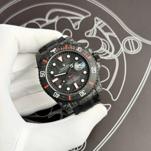 Rolex Submariner Diw Carbon Red Color Best Replica Watch 41mm (3)