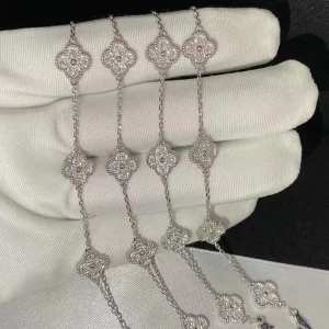Van Cleef & Arpels Alhambra Women Bracelet White Gold Custom (2)