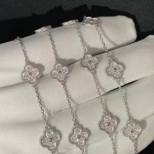 Van Cleef & Arpels Alhambra Women Bracelet White Gold Custom (2)
