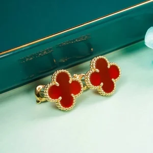 Van Cleef & Arpels Frivole Women Earrings Custom 18K Gold (2)