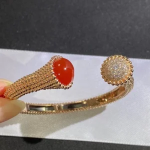 Van Cleef & Arpels Perlée Couleurs Bracelet Custom Diamond 18K Rose Gold (2)