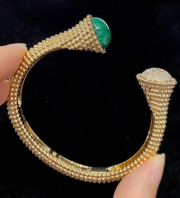 Van Cleef & Arpels Perlée Couleurs Bracelet Diamond 18K Gold Custom (2)