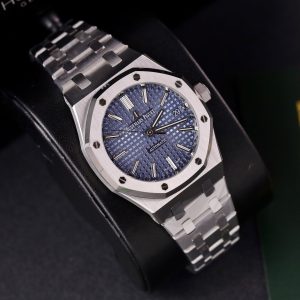Audemars Piguet Replica Watches Royal Oak 15450ST Dark Blue Dial IP Factory 37mm (2)