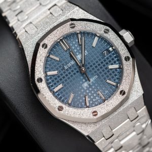 Audemars Piguet Royal Oak 15454BC Blue Dial Best Replica Watch 37mm (1)