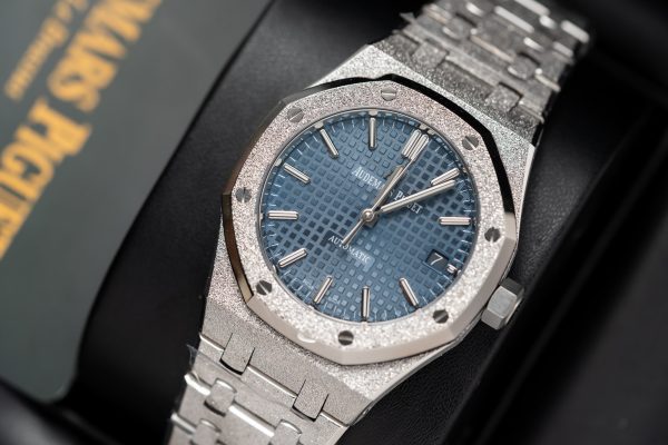 Audemars Piguet Royal Oak 15454BC Blue Dial Best Replica Watch 37mm (2)