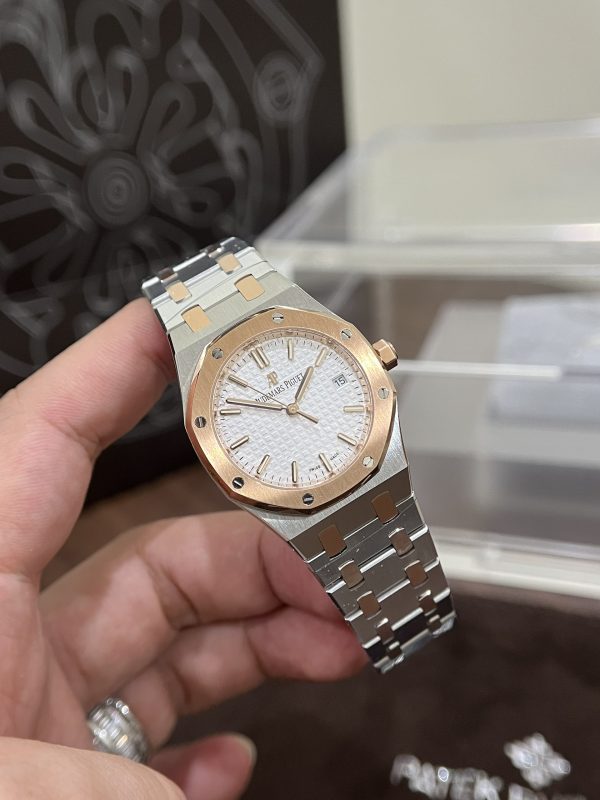 Audemars Piguet Royal Oak 77450SR Best Replica Demi 34mm (1)