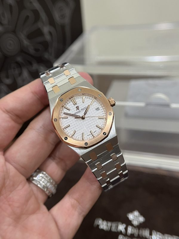 Audemars Piguet Royal Oak 77450SR Best Replica Demi 34mm (1)