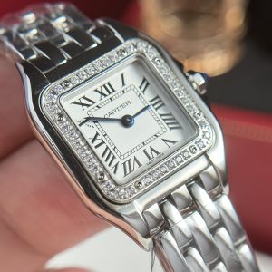 Cartier Panthere Replica Watches Roman Numeral Pile Womens 23x30mm (1)