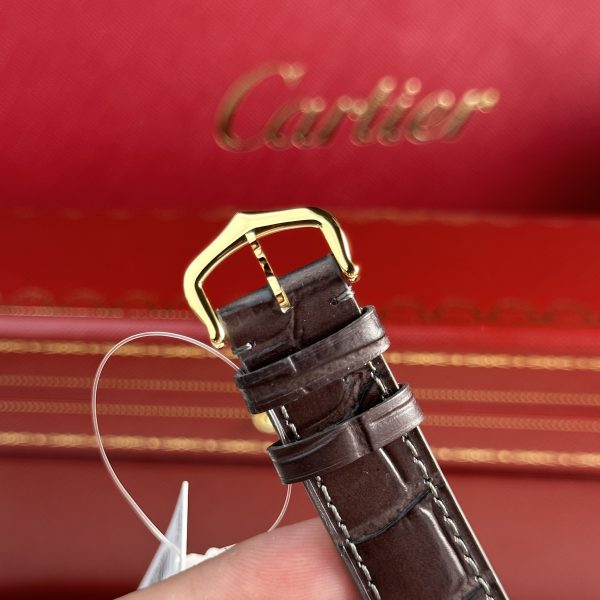 Cartier Santos Dumont Large Gold Replica Watch F1 Factory (1)