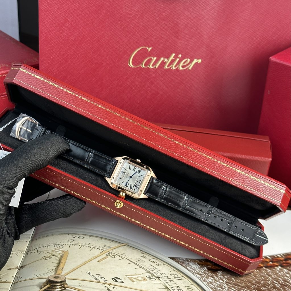 Cartier Santos Dumont Small Rose Gold Best Replica F1 Factory (2)