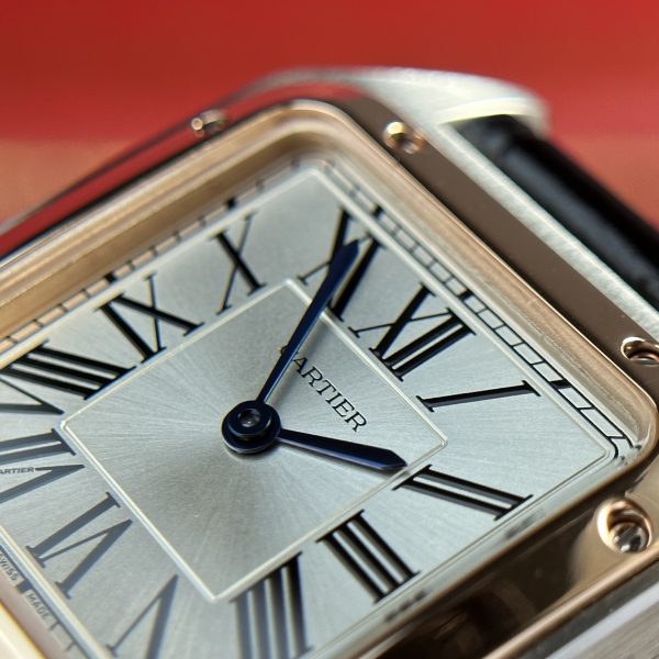 Cartier Santos Dumont Small Size Demi Best Replica F1 Factory 38x27 (1)