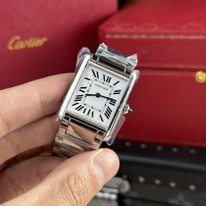 Cartier Tank Solo Replica Watches Metal Wire AF Factory 22.5×33 (1)