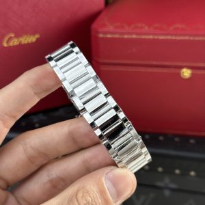 Cartier Tank Solo Replica Watches Roman Numeral Pile Dial AF Factory 22.5×33 (1)