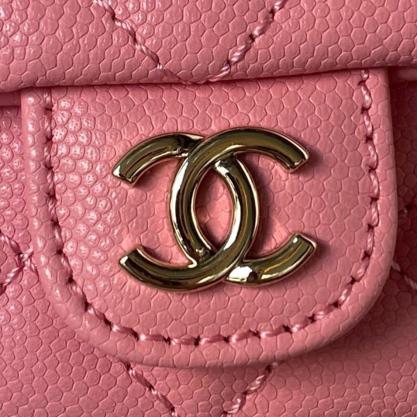 Chanel Duma Mini Backpack Pink Best Replica 21.5x19. x12cm (6)