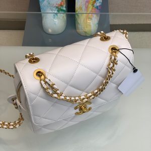 Chanel Mini Womens Replica Backpack White Size 18x20x11 (2)