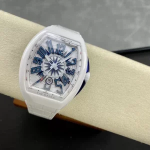 Franck Muller V45 White Ceramic Best Replica Watch ABF 45mm (4)