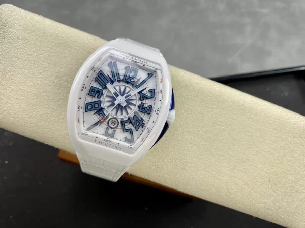 Franck Muller V45 White Ceramic Best Replica Watch ABF 45mm (4)