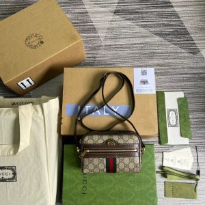 Gucci Ophidia GG Supreme Mini Men Wear Cross Body Replica Bags Size 17 (2)