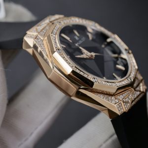 Hublot Orlinski King Gold Custom Full Natural Diamonds Best Replica 40mm