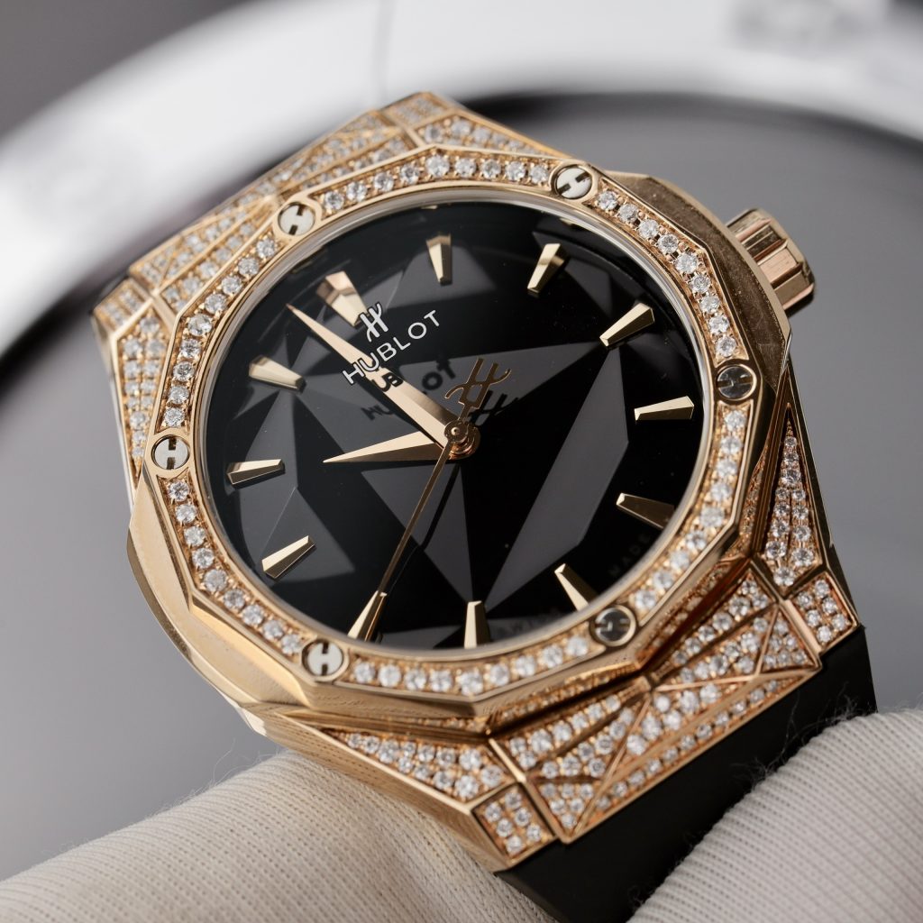 Hublot Orlinski King Gold Custom Full Natural Diamonds Best Replica 40mm