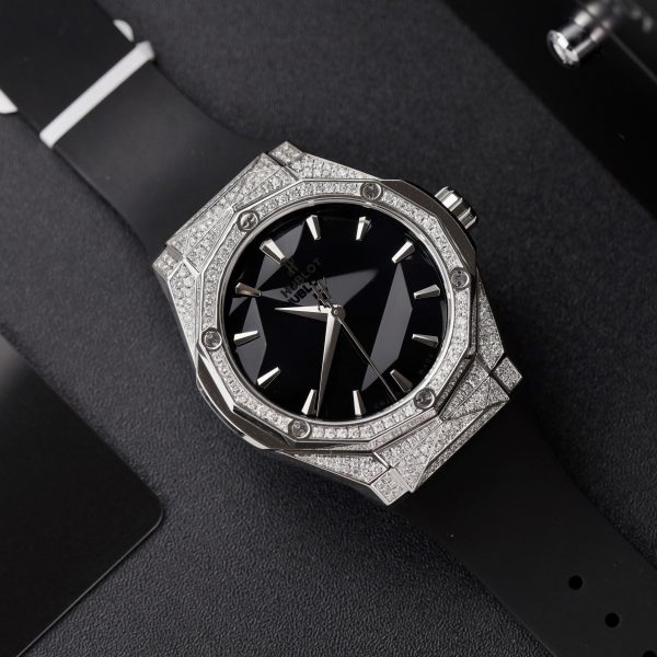 Hublot Orlinski Titanium Custom Full Natural Diamonds Best Replica 40mm