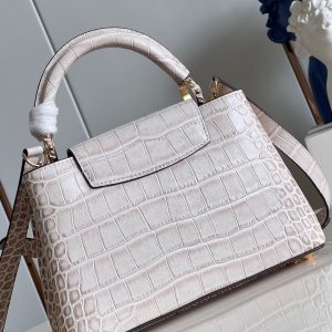 Louis Vuitton LV Capucines BB Crocodile Skin Replica Bags 27cm (2)