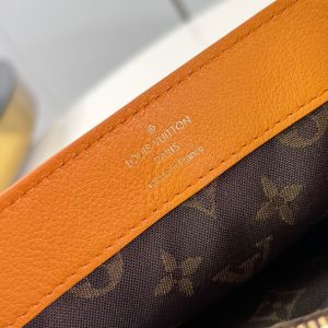 Louis Vuitton LV Dauphine Soft Replica Bags Womens Orange 18x12x8cm (2)