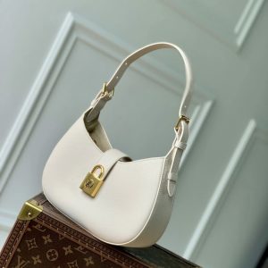 Louis Vuitton LV Lowkey Replica Handbags Women White 26x18x7cm (2)