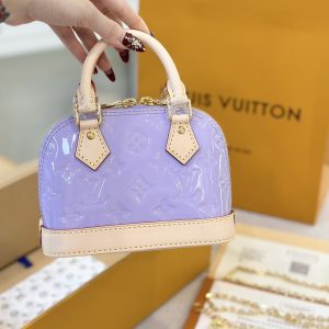 Louis Vuitton LV Nano Alma Monogram Vernis Replica Bags 18x12x8cm (2)