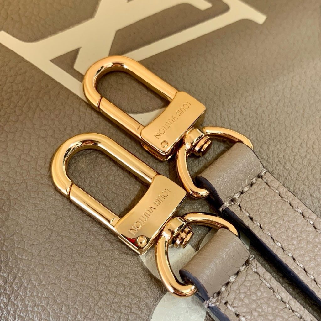 Louis Vuitton LV Onthego Womens Replica Bags Cowhide Gray Size 25cm (2)