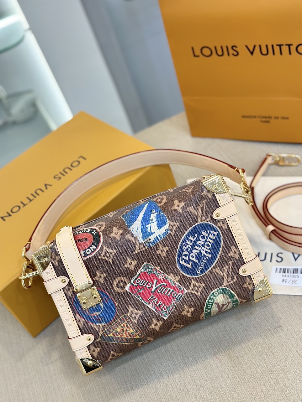 Louis Vuitton LV Side Trunk MM Replica Handbags Size 21x14x6cm (2)