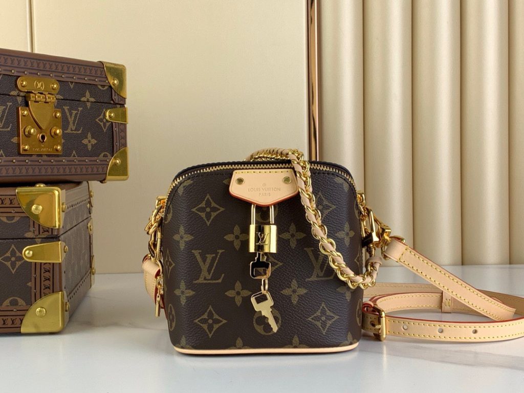 Louis Vuitton Lv Just In Case Pattern Monogram Replica Bags 14x13x11cm (2)