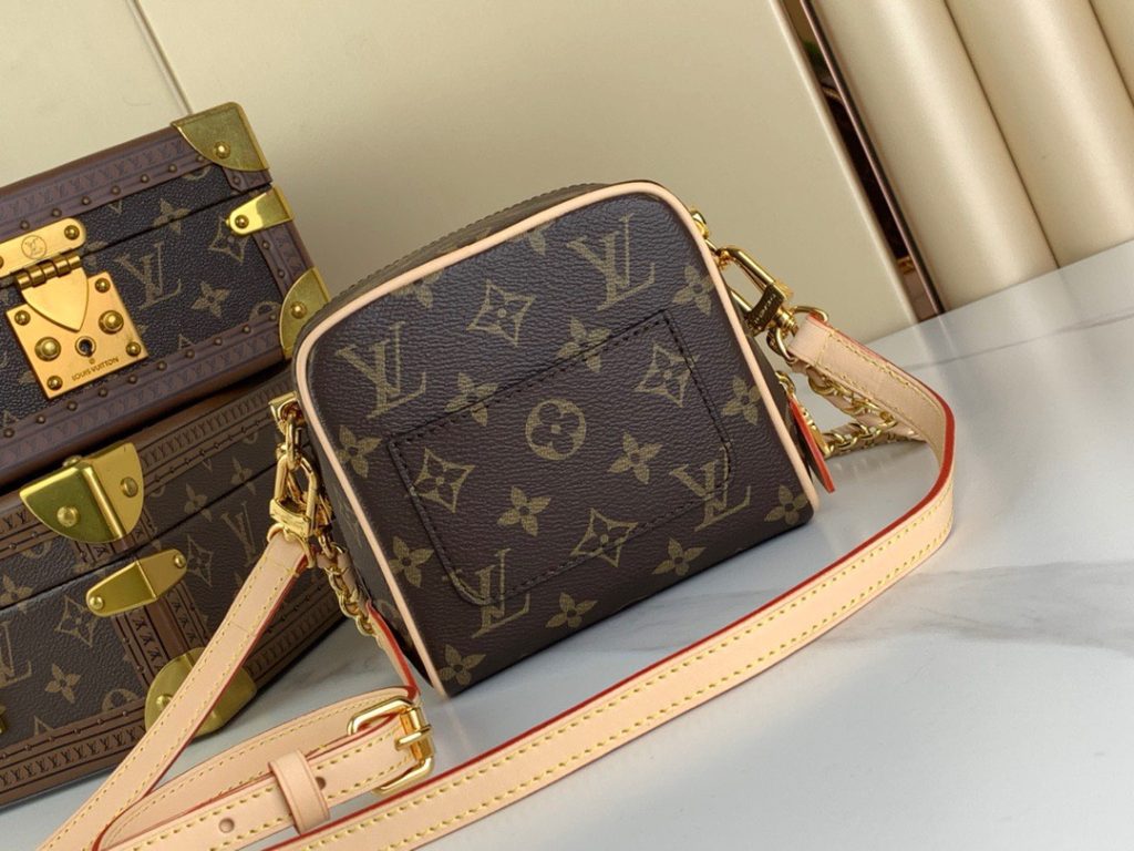 Louis Vuitton Lv Just In Case Pattern Monogram Replica Bags 14x13x11cm (2)