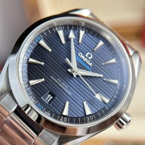 Omega Seamaster Aqua Terra Blue Dial Best Replica VS Factory 41mm (2)