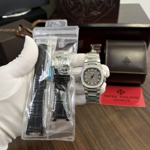 Patek Philippe Replica Watches Nautilus 7010 Gray Dial 32mm (1)