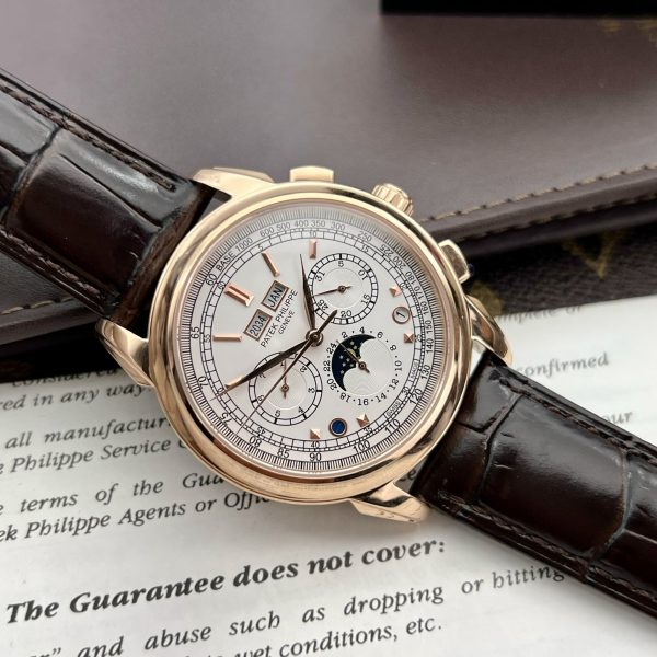 Patek Phillipe Replica Watches Perpetal Calendar 5270 Rose Gold 41mm (2)