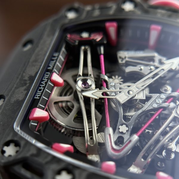 Richard Mille RM38-02 Bubba Watson Tourbillon Carbon Quartz TPT Best Replica 44mm (2)