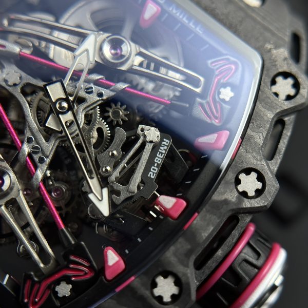 Richard Mille RM38-02 Bubba Watson Tourbillon Carbon Quartz TPT Best Replica 44mm (2)