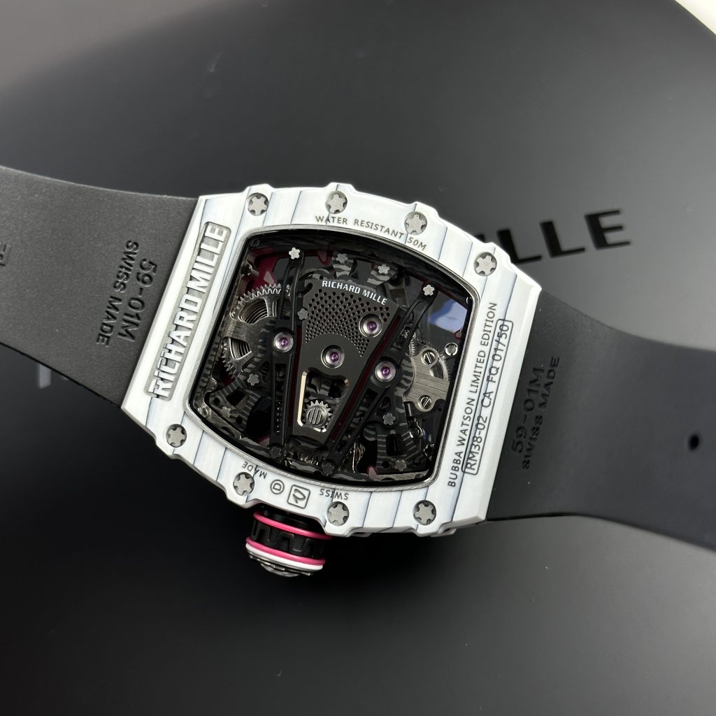 Richard Mille Replica Watch RM38-02 Bubba Watson Tourbillon Carbon Quartz TPT 44mm (11)