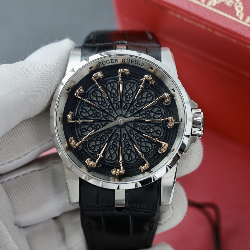 Roger Dubuis Excalibur Replica Watches Best Quality Black Color 