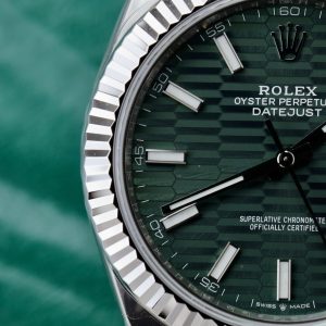 Rolex DateJust 126334 Green Motif Dial Best Replica VS Factory 41mm (1)