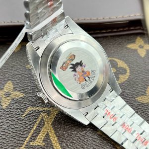 Rolex DateJust Custom Full Diamond Moissanite Best Replica Watch Clean Factory 41mm (2)