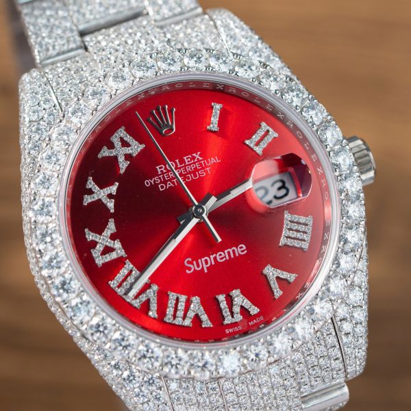 Rolex DateJust Supreme Custom Moissanite Diamonds Hong Kong Iced Out (1)